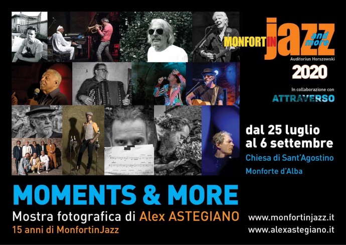 Monfortinjazz 2020: sabato 25 inaugurazione Moments&More di Alex Astegiano, domenica 26 luglio Paolo Fresu Quintet